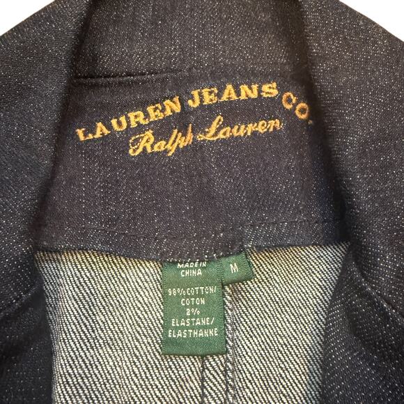 Ralph Lauren, Blue Jeans Jacket, Size M - Picture 2 of 5